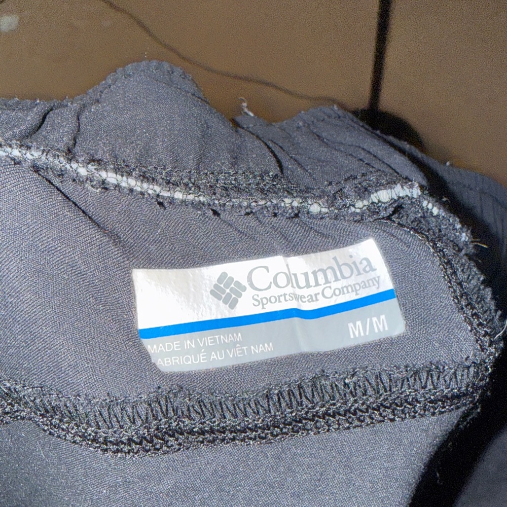 Men's Black Jogger Pants Columbia size medium Omni shield advanced repellency - Picture 9 of 9